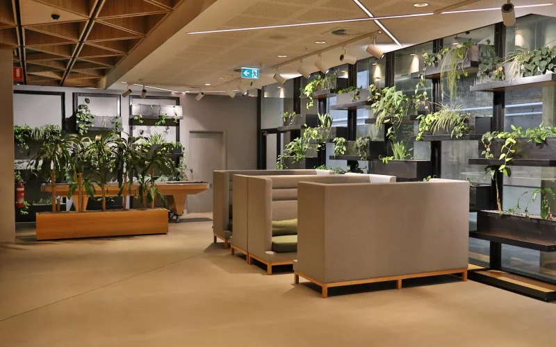 Commercial lobby upgrade at 65 Berry Street North Sydney by Equinox Projects